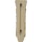 Ekena Millwork 4"W x 10 1/2"D x 14"H Large Hudson Acanthus Wood Corbel, Rubberwood CORW04X11X14HDRW - alternate 2